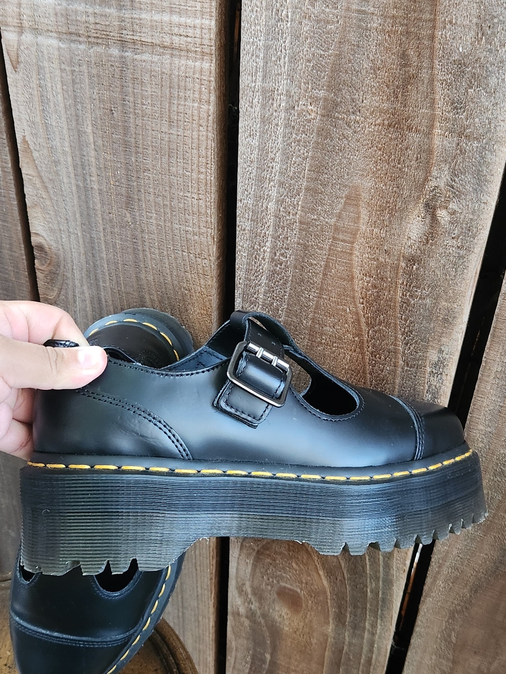 🖤👏🏼Dr. Martens Bethan Black Platform Mary Jane ✨️ - Picture 6 of 12